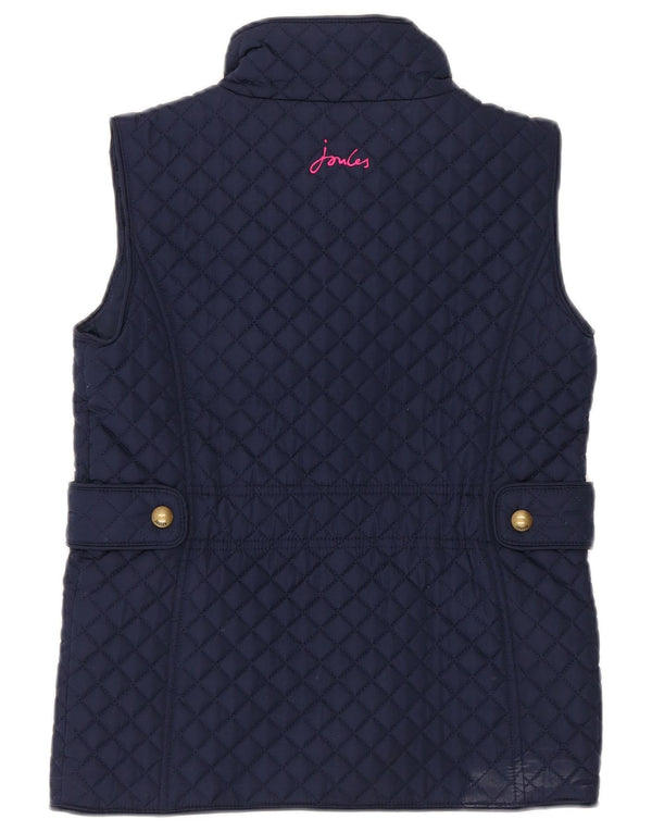 Joules Steppweste für Mädchen, 7–8 Jahre, marineblaues Polyester