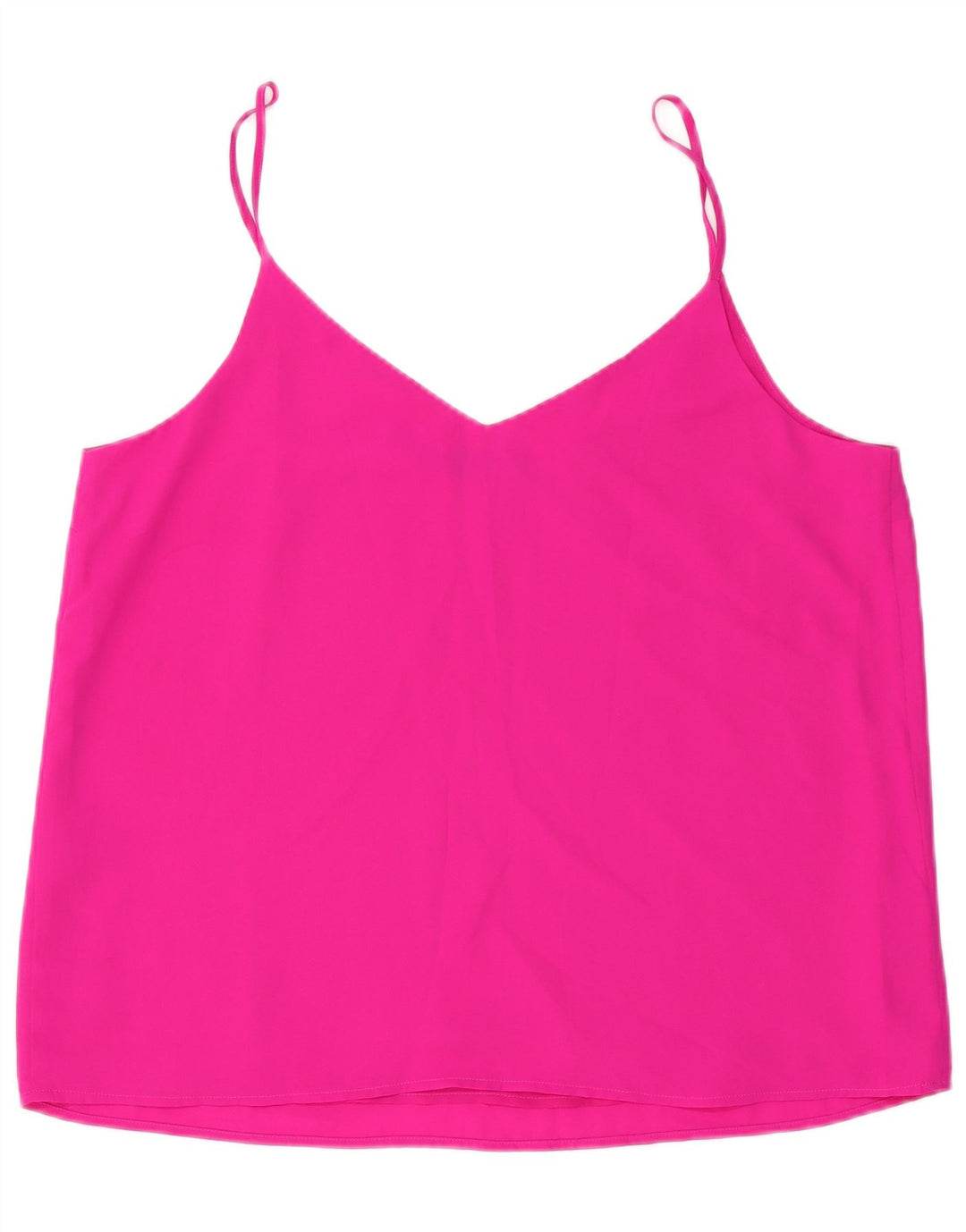 Oasis Damen Crop Cami Top UK 18 XL Rosa Polyester