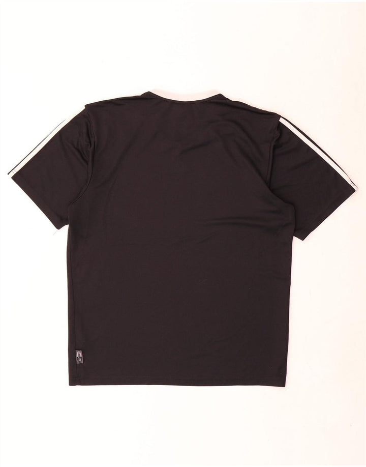 Adidas Herren Climalite T-Shirt Top Small Schwarz Polyester