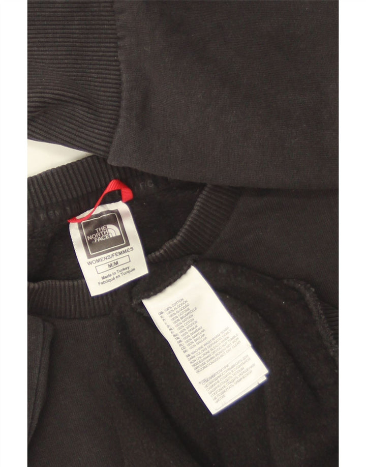 The North Face Damen-Sweatshirt-Pullover UK 14 Medium Black Colourblock