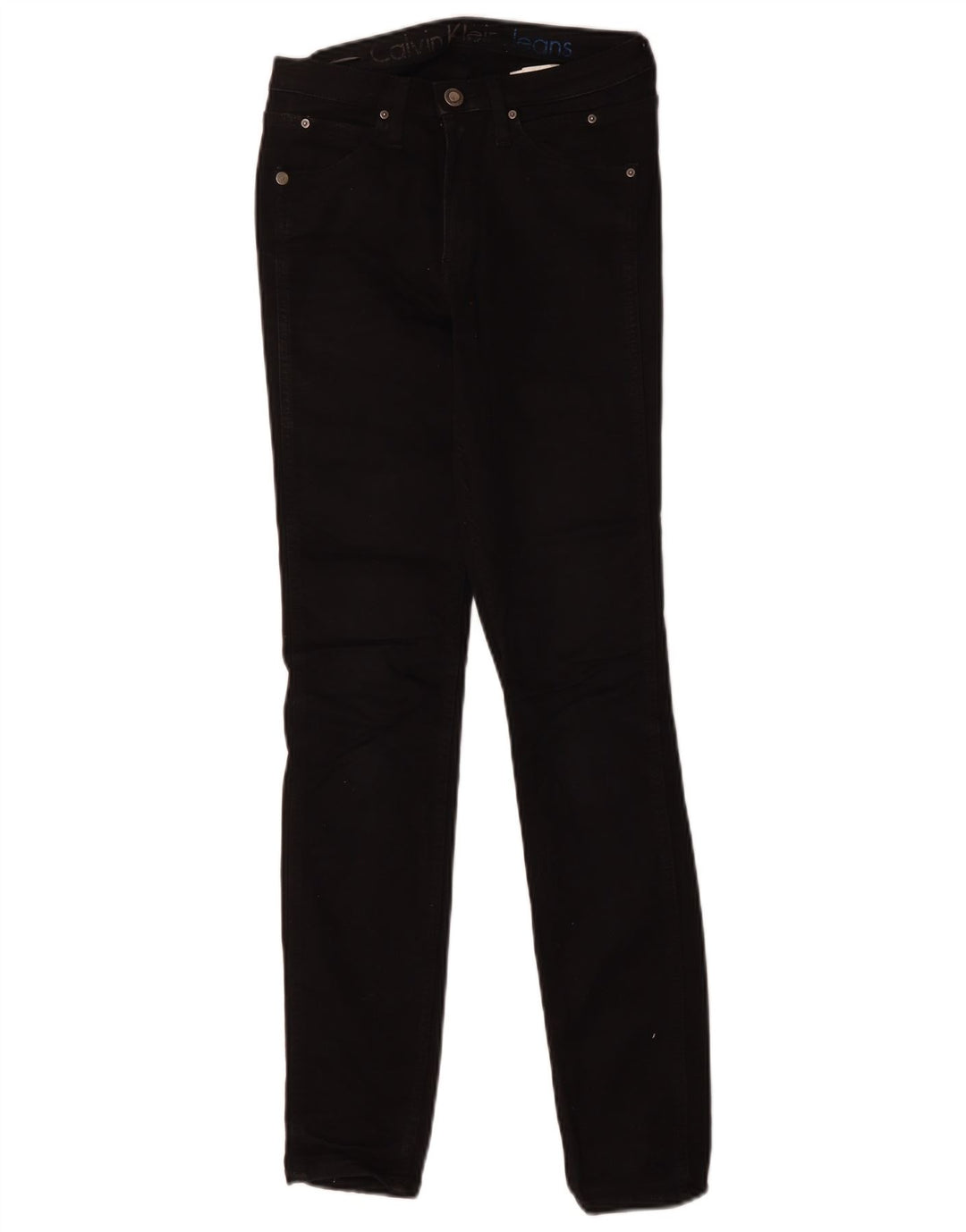 CALVIN KLEIN Damen Skinny Jeans W26 L30 Schwarz