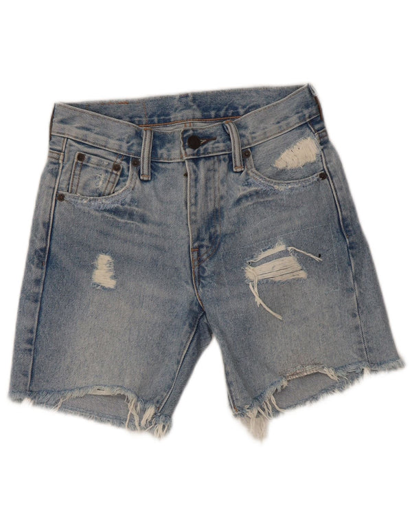 Levi's Jungen 505 Distressed Denim Shorts 5–6 Jahre W23 Blaue Baumwolle