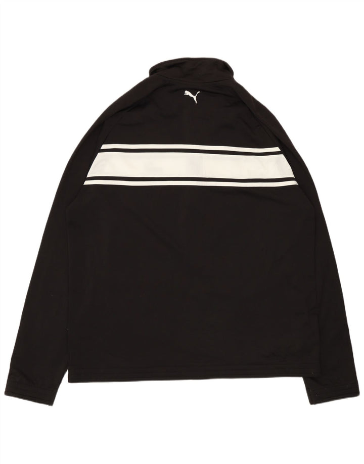 Puma Herren-Trainingsanzugoberteil, Jacke, 2XL, Schwarz, Colourblock-Polyester