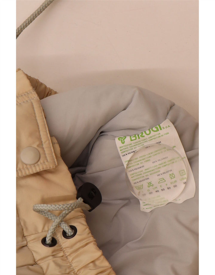 Brugi Herren Wattierte Jacke UK 40 Large Beige Colourblock Polyamid
