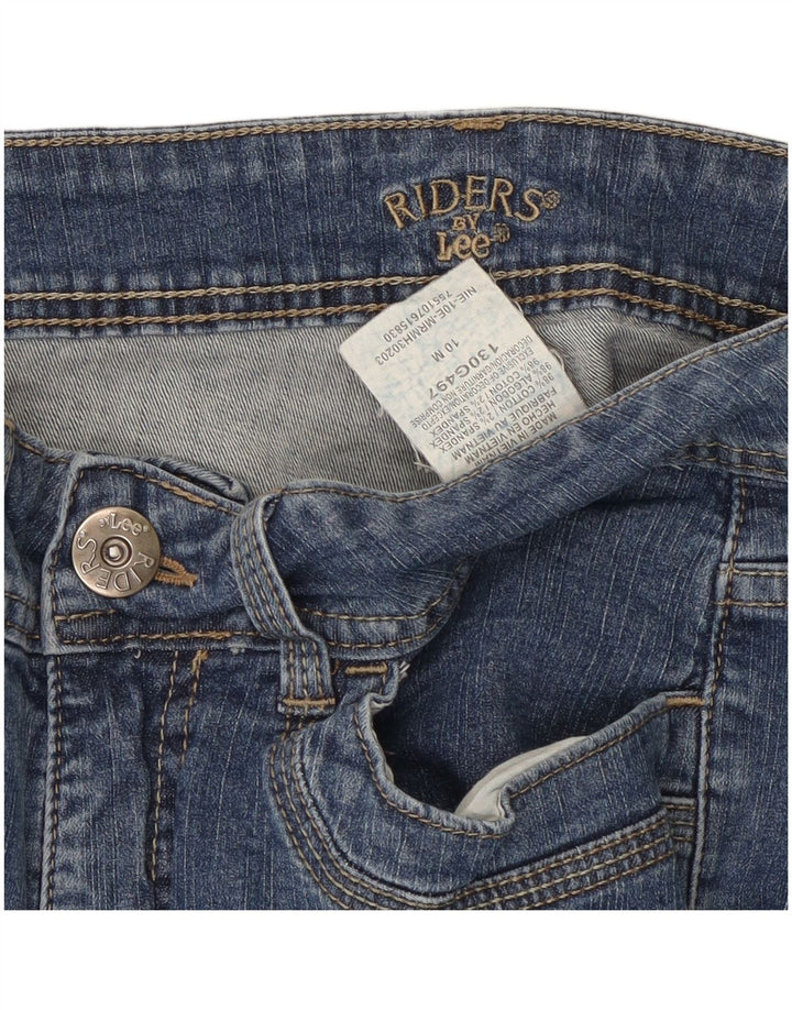 Lee Damen Riders Bootcut Jeans US 10 Large W30 L30 Blaue Baumwolle