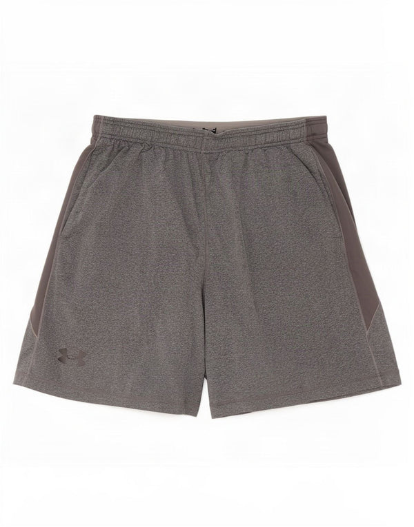 Under Armour Herren Heat Gear Sport Shorts XL Grau meliert