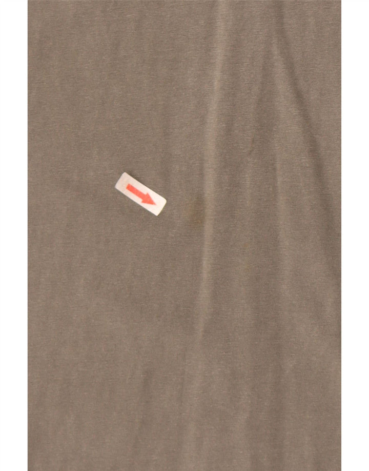 Zara Damen T-Shirt-Kleid UK 14 Mittelgrau