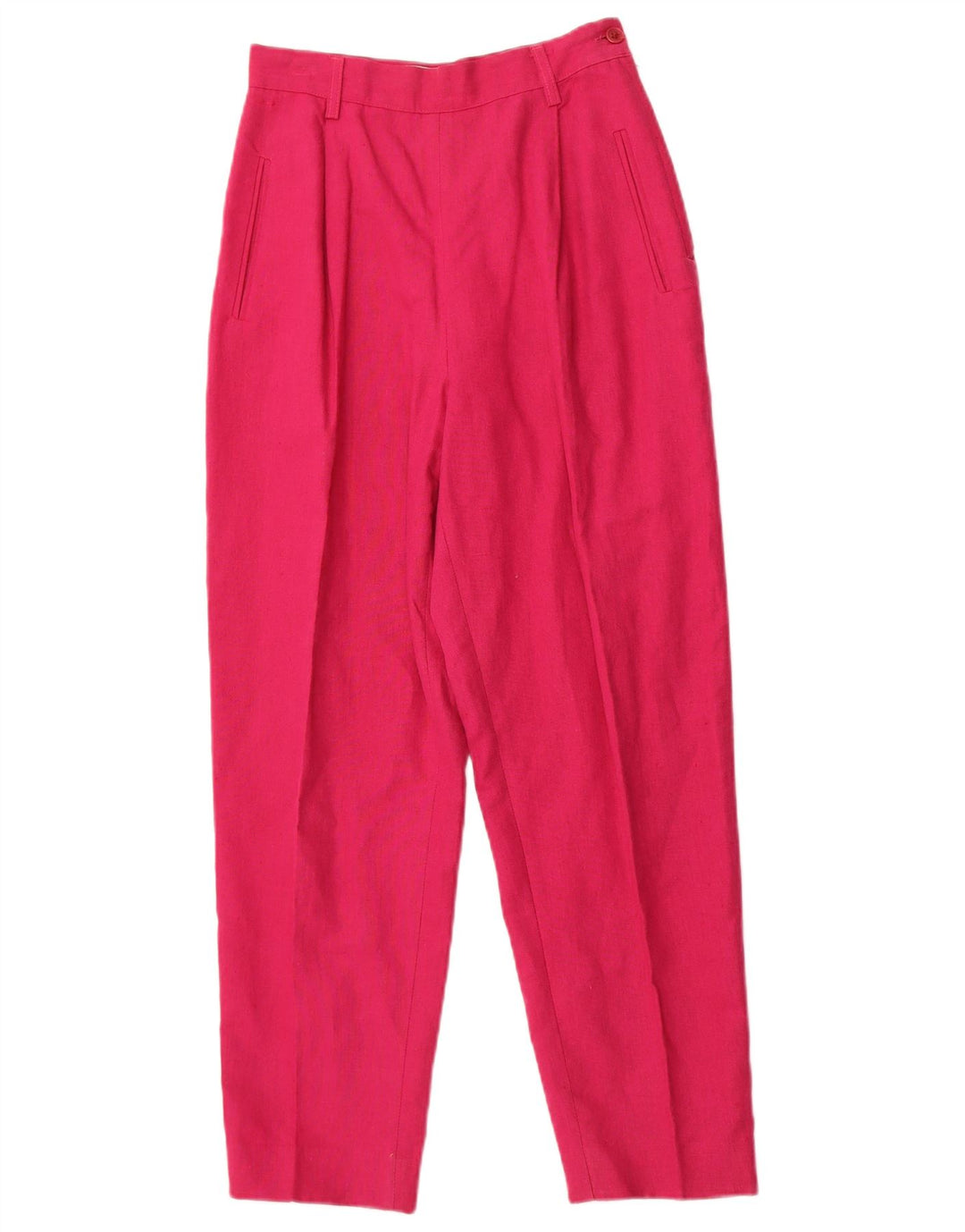 POP 84 Damen-Anzug mit 3 Knöpfen, 2-teilig, Größe S, W24, L26, Rosa, Leinen