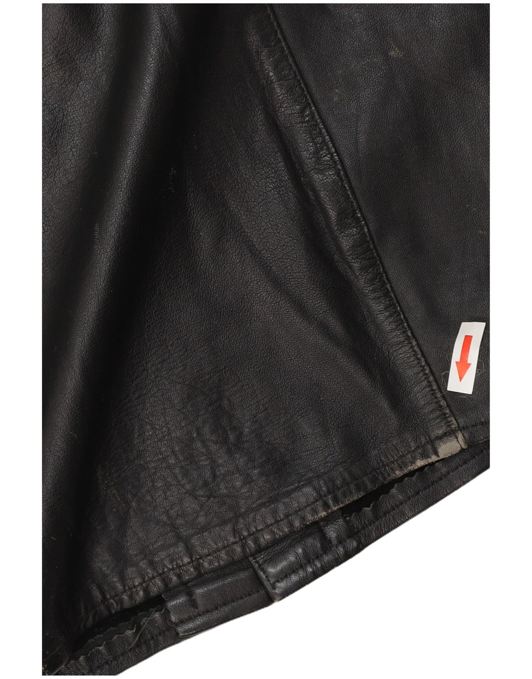 Vintage Herren Lederjacke UK 38 Medium Schwarz