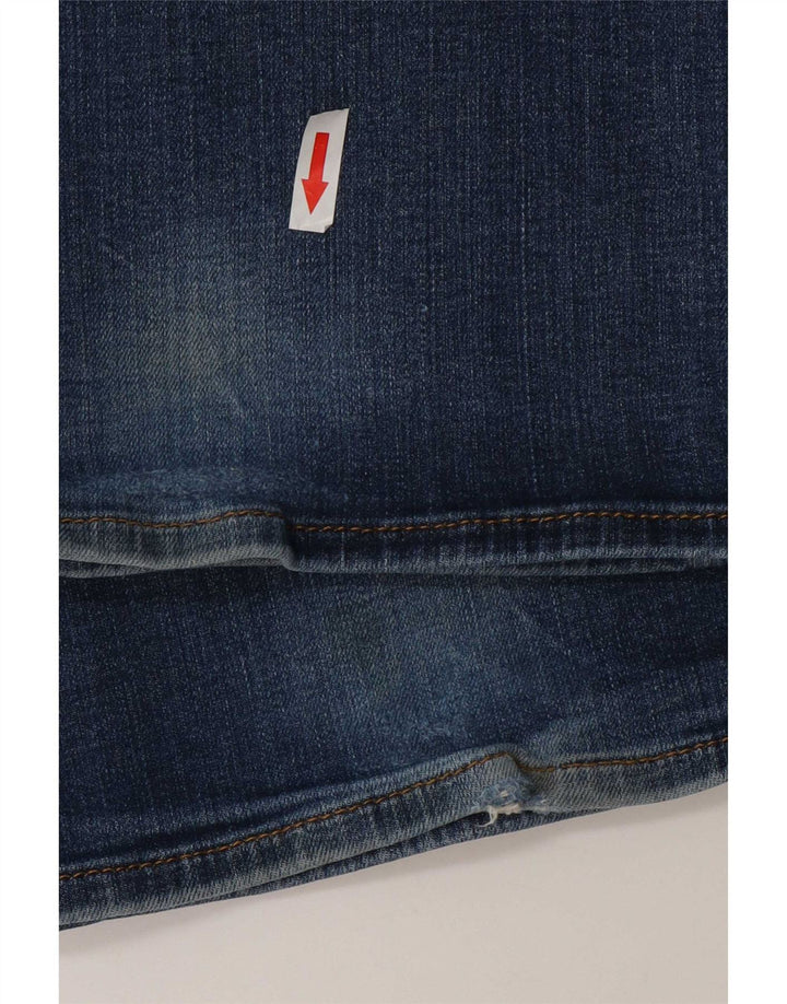 Crew Clothing Herren Slim Jeans W40 L30 Blaue Baumwolle