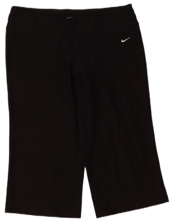Nike Damen Dri Fit Bermuda Sportshorts UK 16 Large Schwarz Polyester