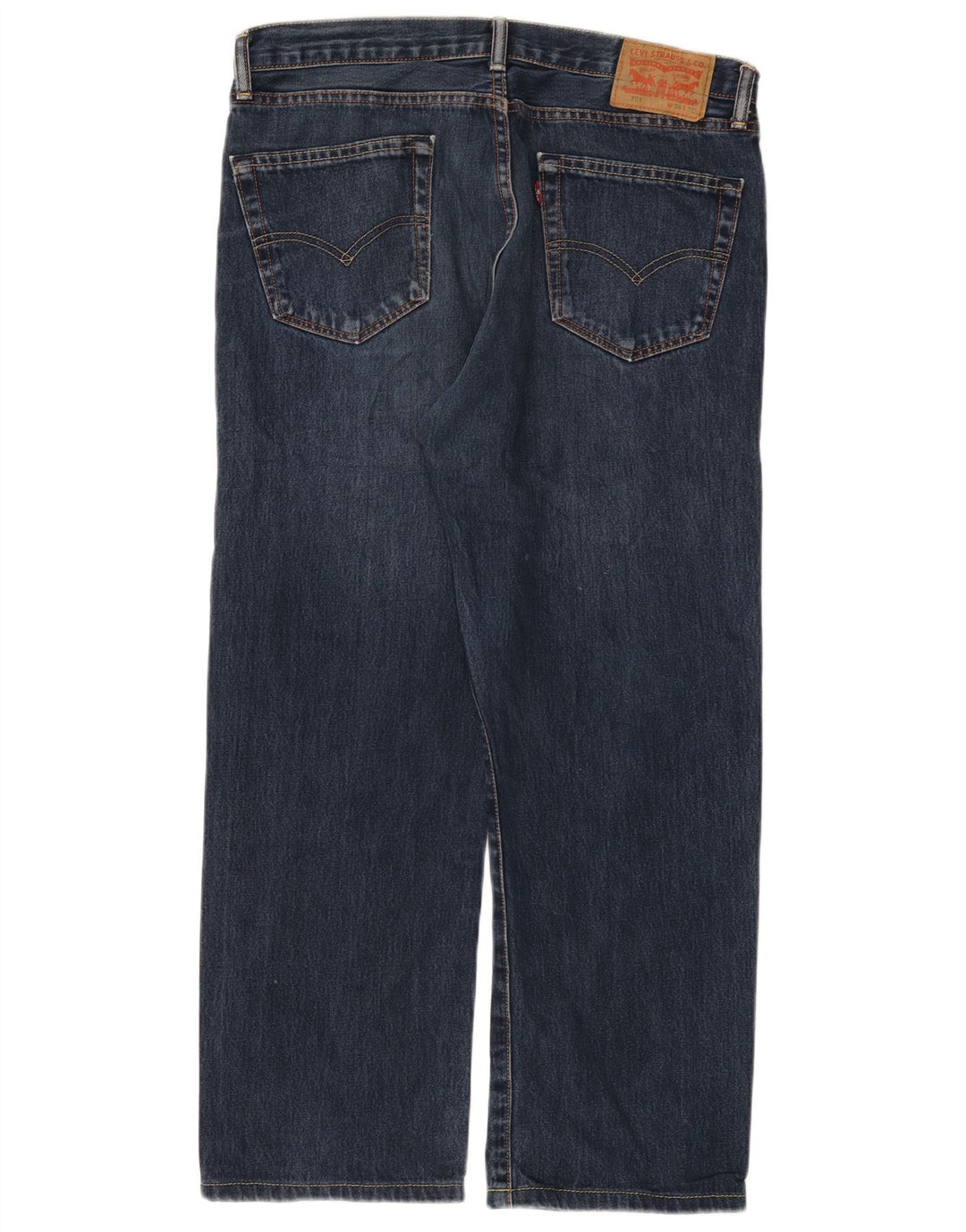 Levi's Herren 751 Straight Jeans W34 L27 Blaue Baumwolle
