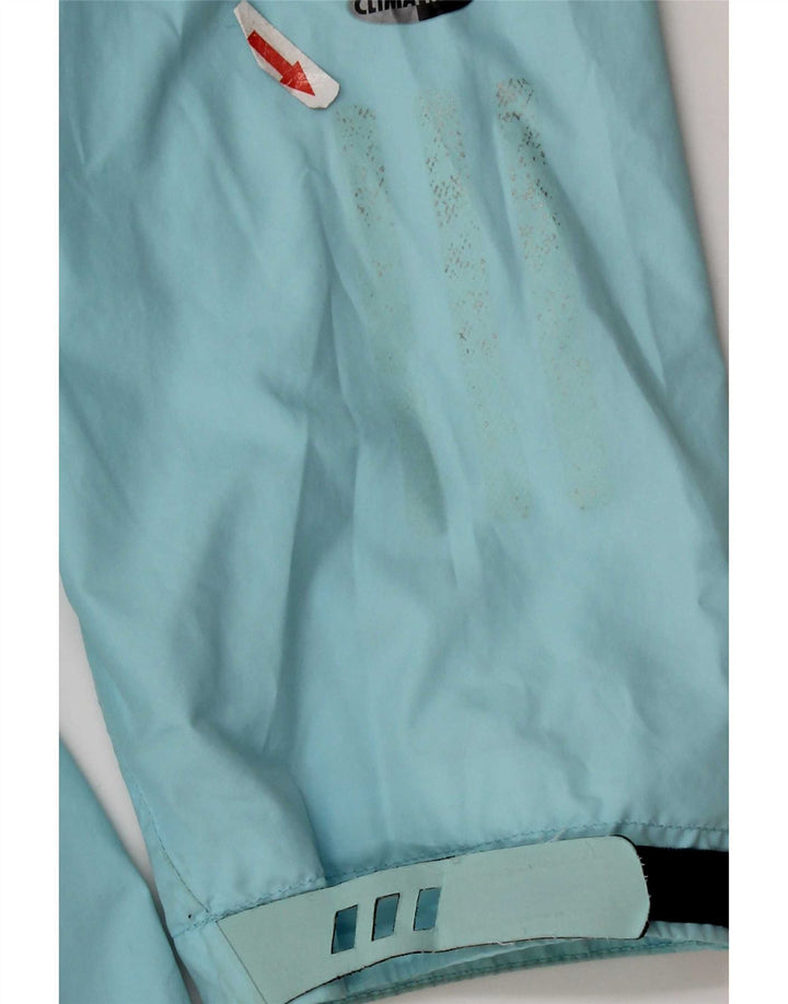 Adidas Damen Clima Proof Regenjacke mit Kapuze UK 16 Large Blau Polyester