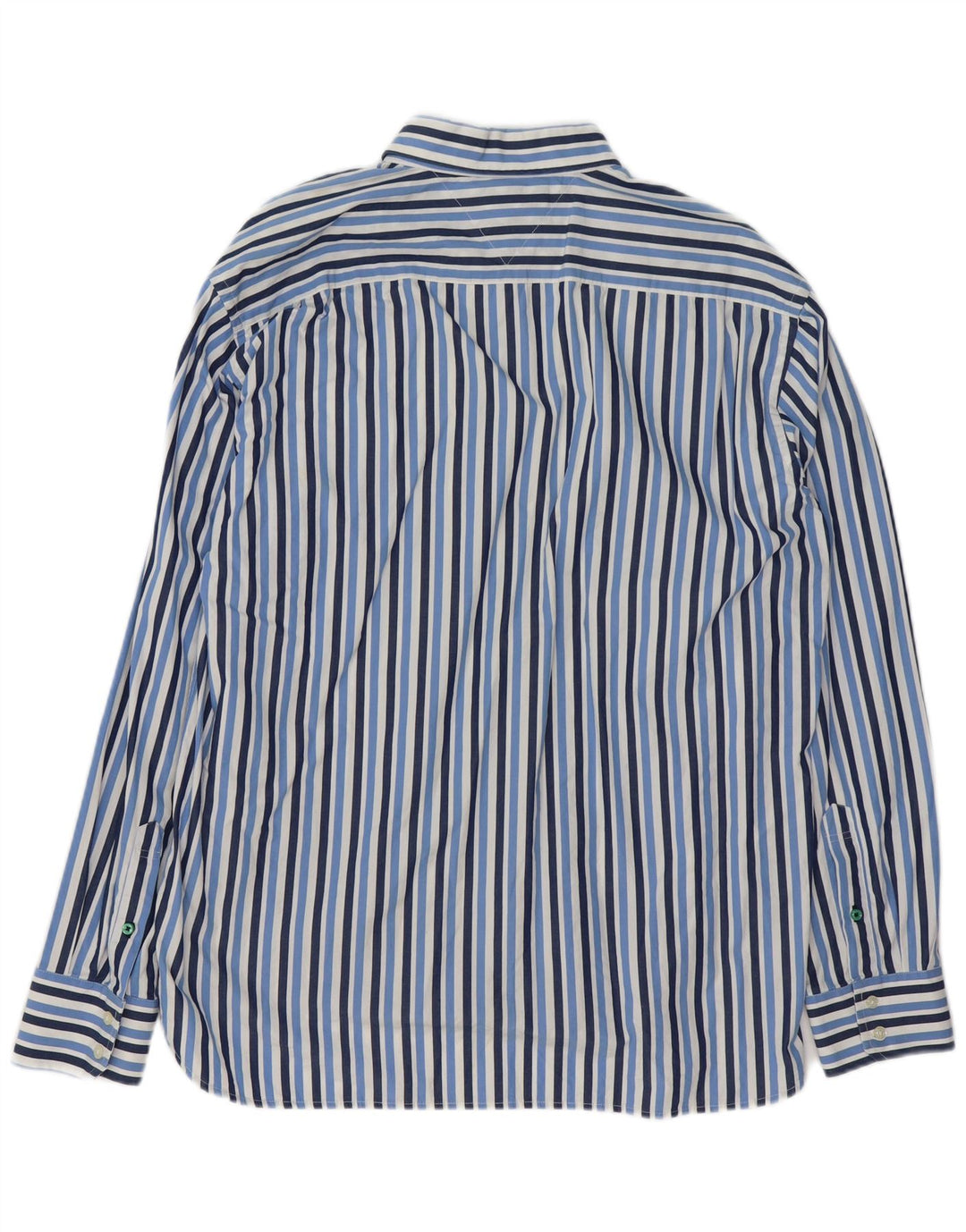 TOMMY HILFIGER Herrenhemd XL blau gestreift aus Baumwolle