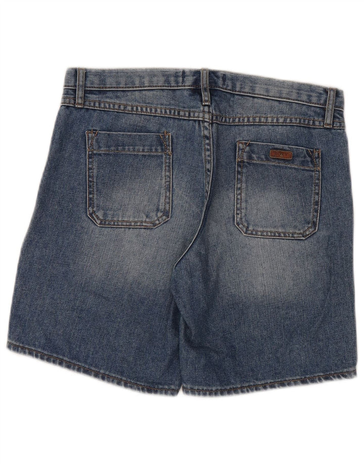 ROXY Girls Denim Shorts 13-14 Years W30 Blue Cotton