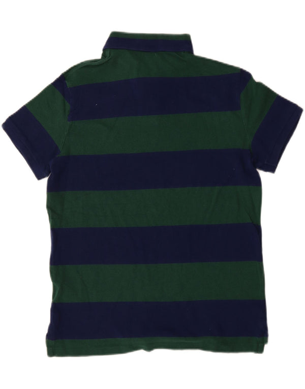 Polo Ralph Lauren Herren Rugby-Poloshirt, mittelgrün gestreift