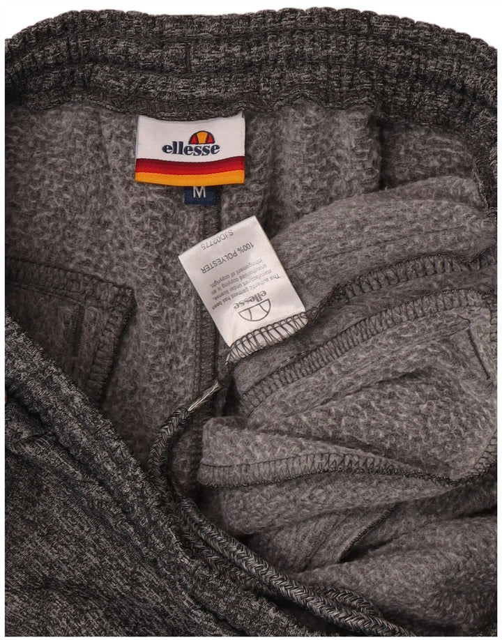 Ellesse Herren-Sportshorts mit Grafik, mittelgrau meliertes Polyester