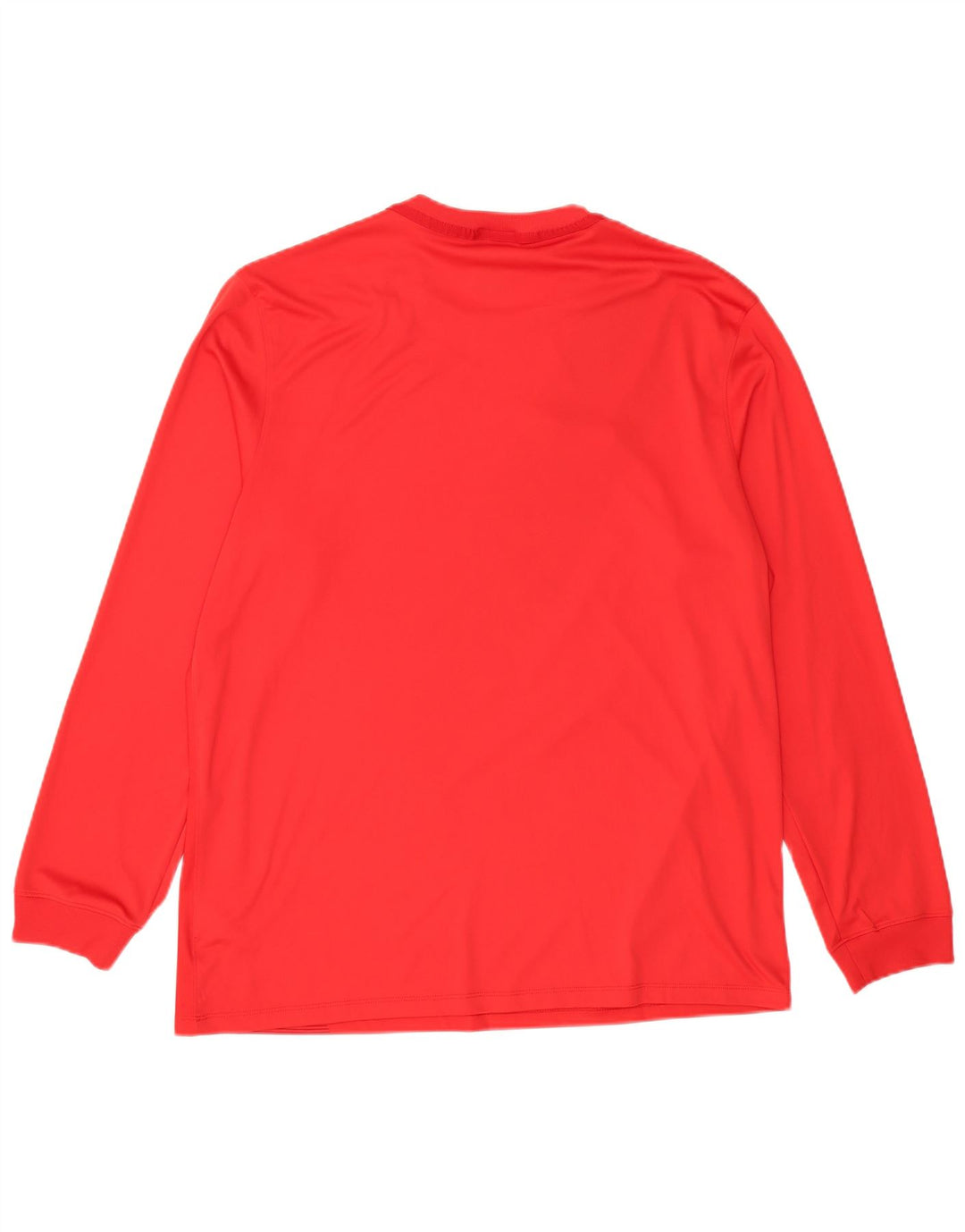 NIKE Herren Dri Fit Top Langarm XL Rot Colourblock Polyester