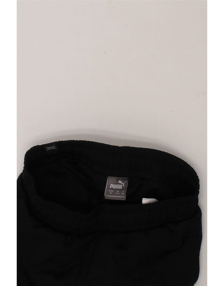 PUMA Boys Sport Shorts 7-8 Years  Black Polyester Vintage Puma and Second-Hand Puma from Messina Hembry 