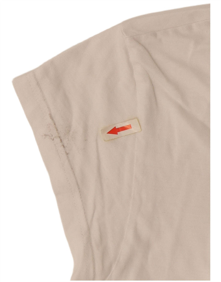 Puma Damen Grafik T-Shirt Top UK 10 Small Weiß