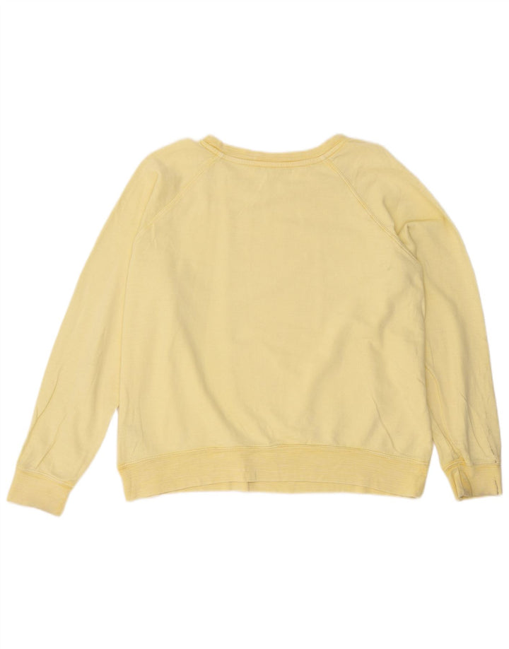 Marks & Spencer Damen-Sweatshirt in Übergröße, Größe UK 18, XL, gelbe Baumwolle