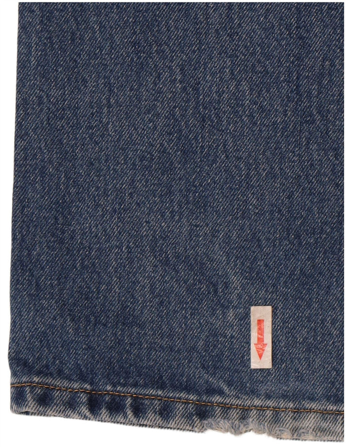 Lee Herren Brooklyn Straight Jeans W34 L32 Blaue Baumwolle