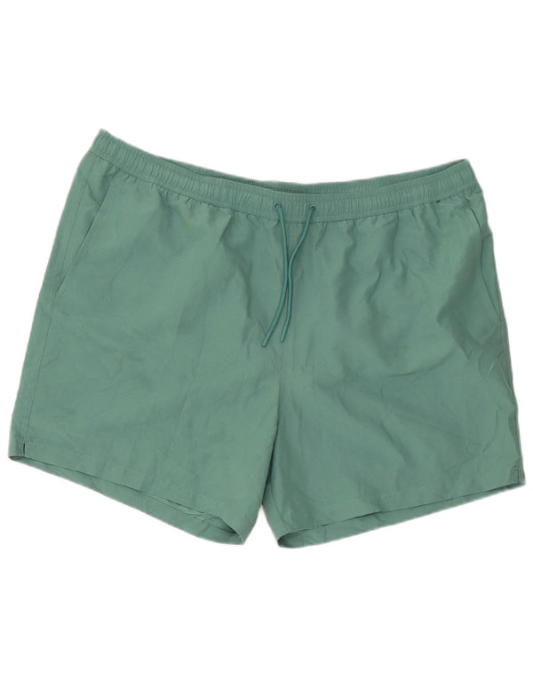 Marks & Spencer Herren Badeshorts 2XL Grün Polyester