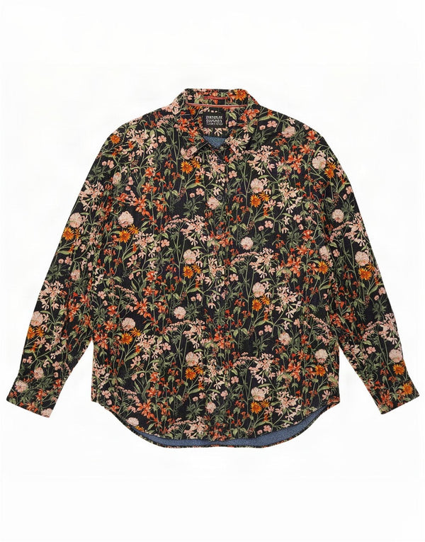Scotch & Soda Damen-Hemd UK 14 Medium Black Floral