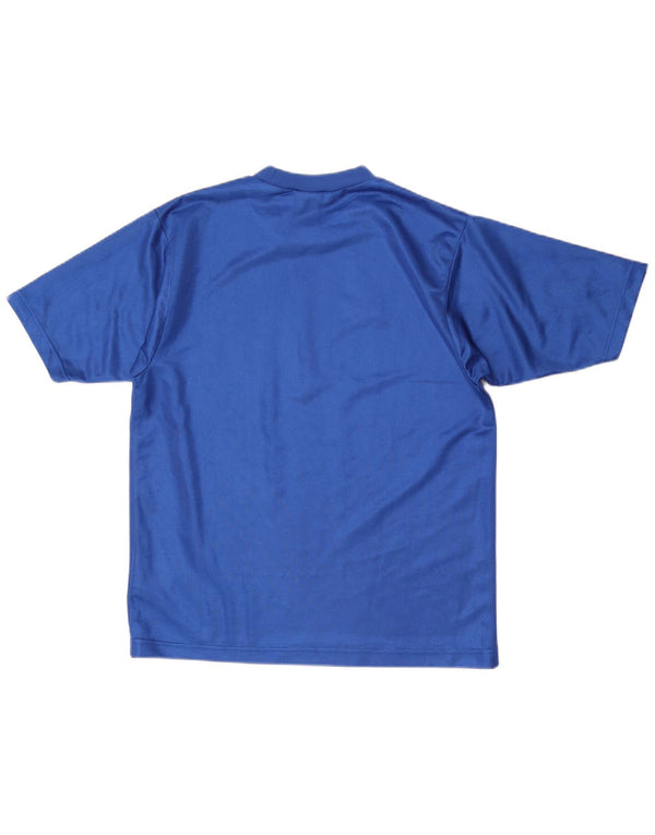 Nike Mens T-Shirt Top UK 36/38 Small Blue Colourblock Polyester
