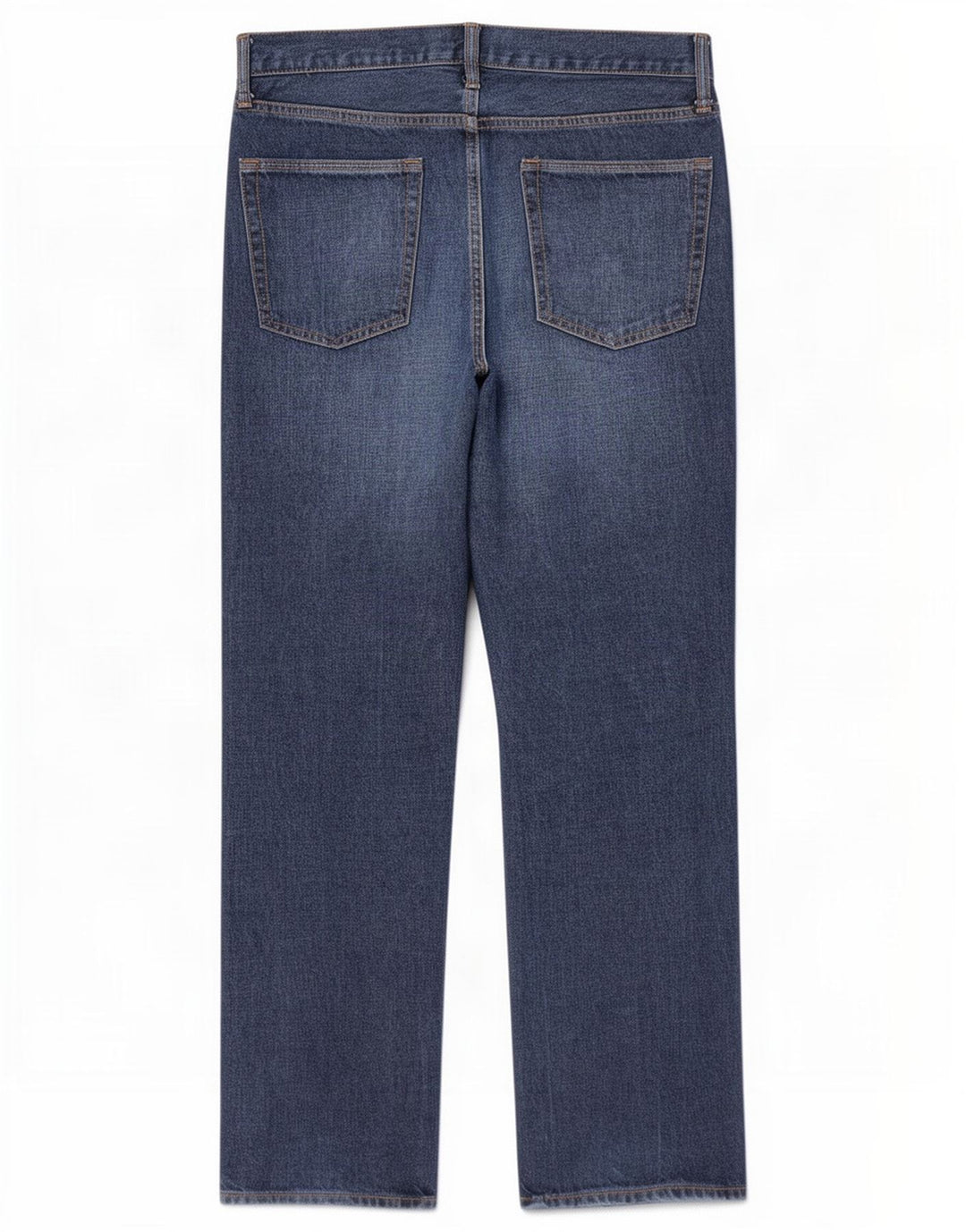 Gap Herren Straight Jeans W34 L31 Marineblaue Baumwolle