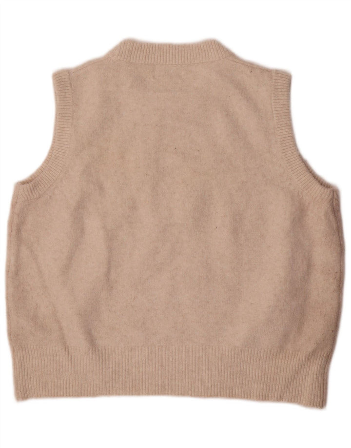 Joules Damen Weste Tank Top UK 16 Large Beige Polyester