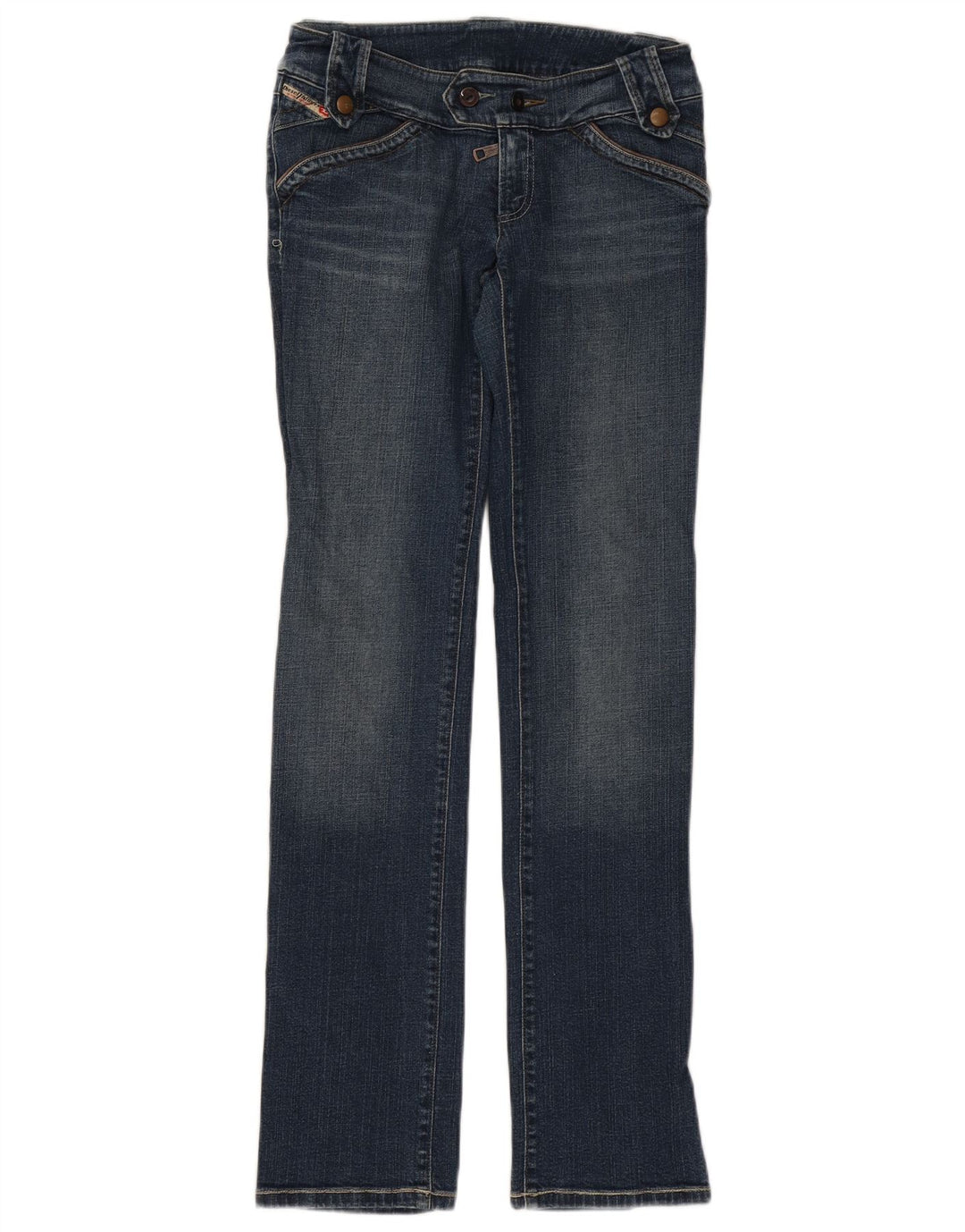 Diesel Damen Slim Jeans W29 L34 Blaue Baumwolle