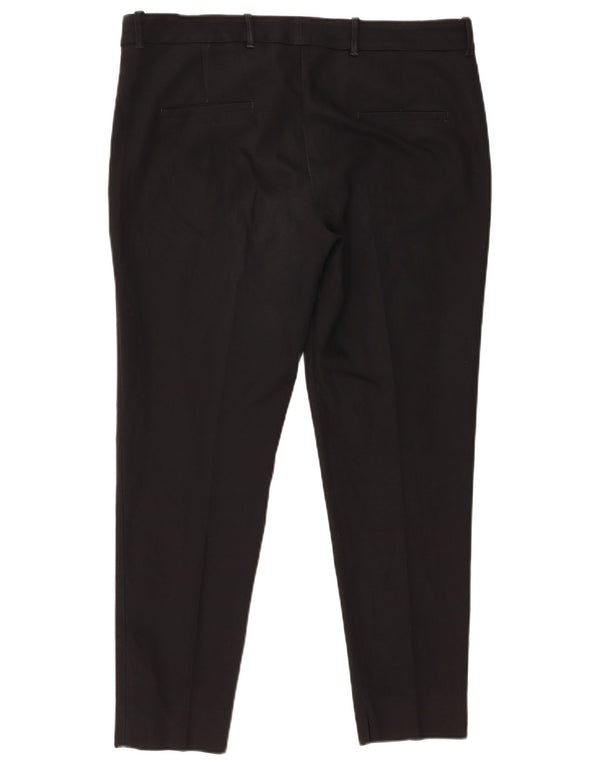 Zara Slim Chino-Hose für Damen, XL, W32, L28, Schwarz, Polyester