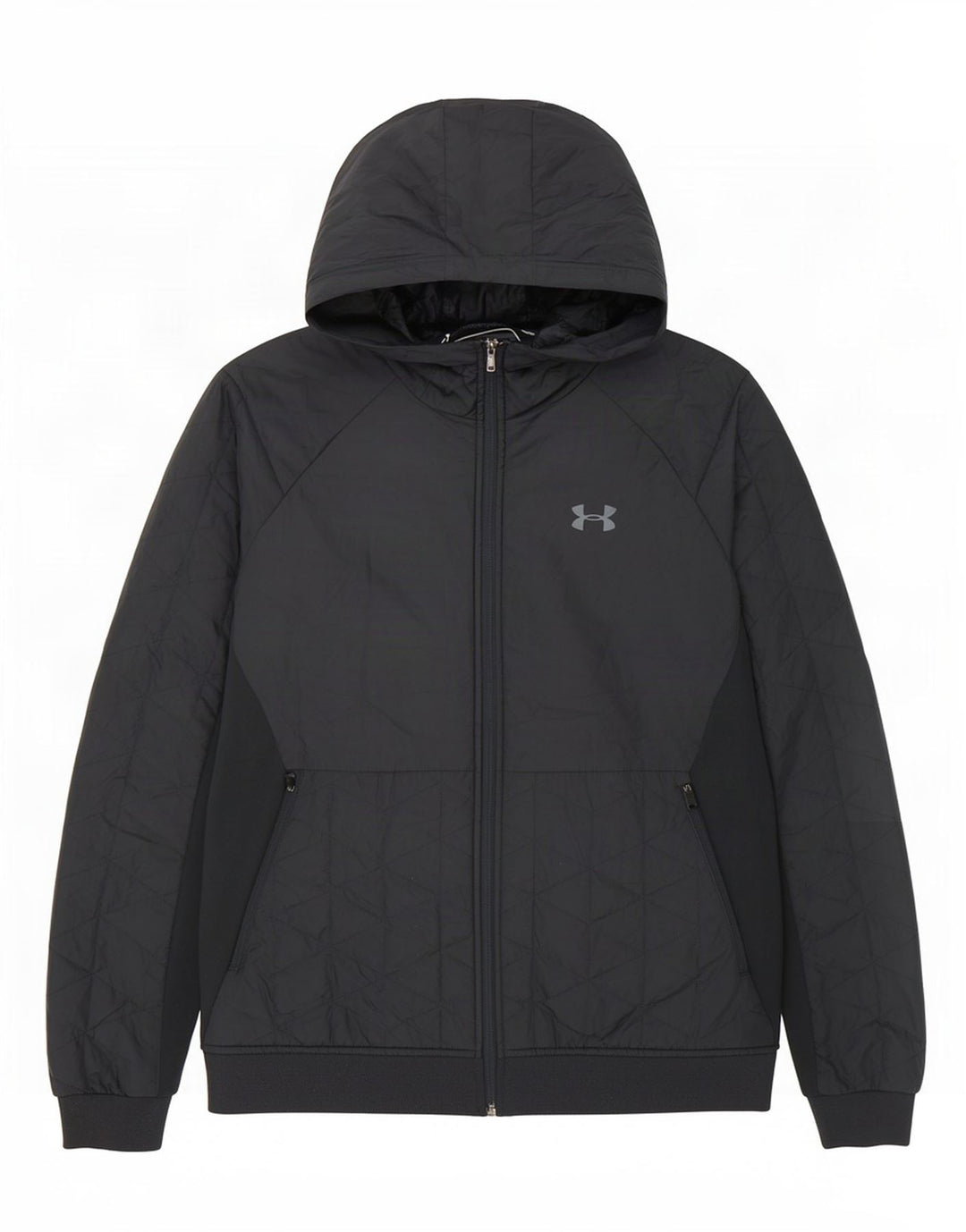 Under Armour Herren-Steppjacke mit Kapuze, UK 40, Größe L, Marineblau, Polyester