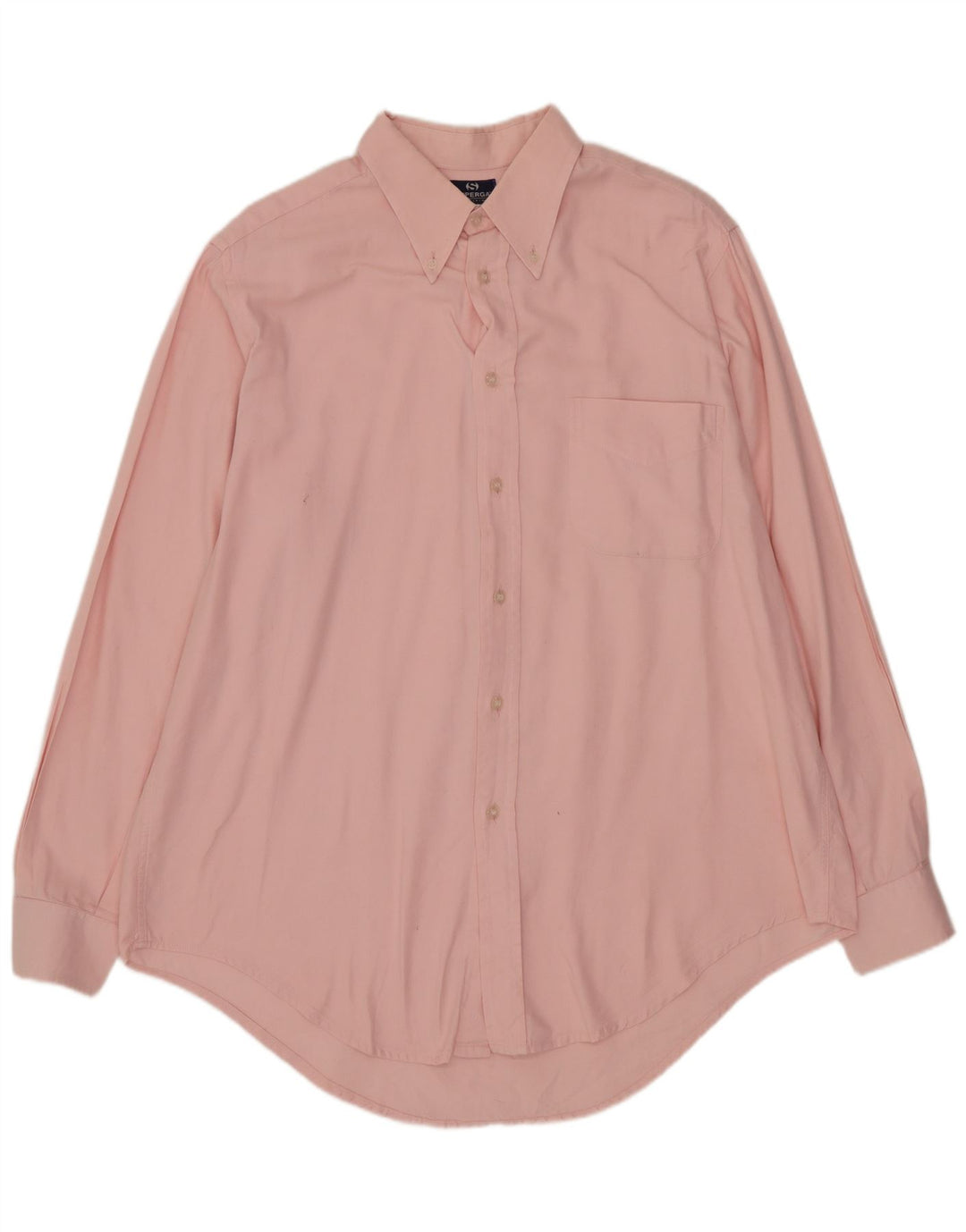 SUPERGA Herrenhemd, Größe 41/42, große rosa Baumwolle