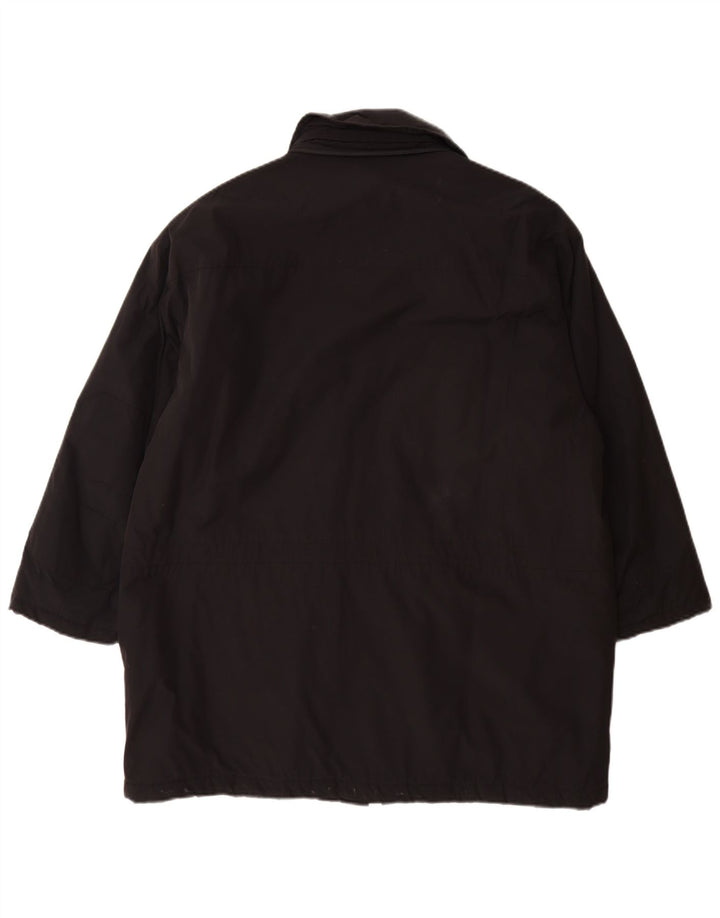 Belfe & Belfe Herren-Utility-Jacke UK 40 Large aus schwarzer Baumwolle