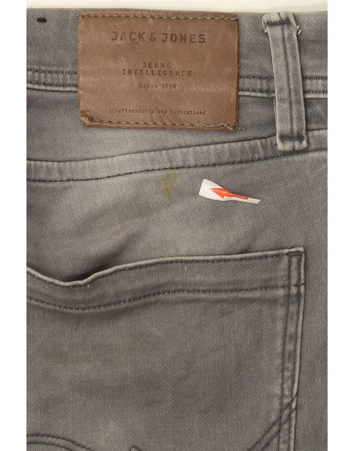 Jack & Jones Herren Slim Jeans W29 L32 Graue Baumwolle