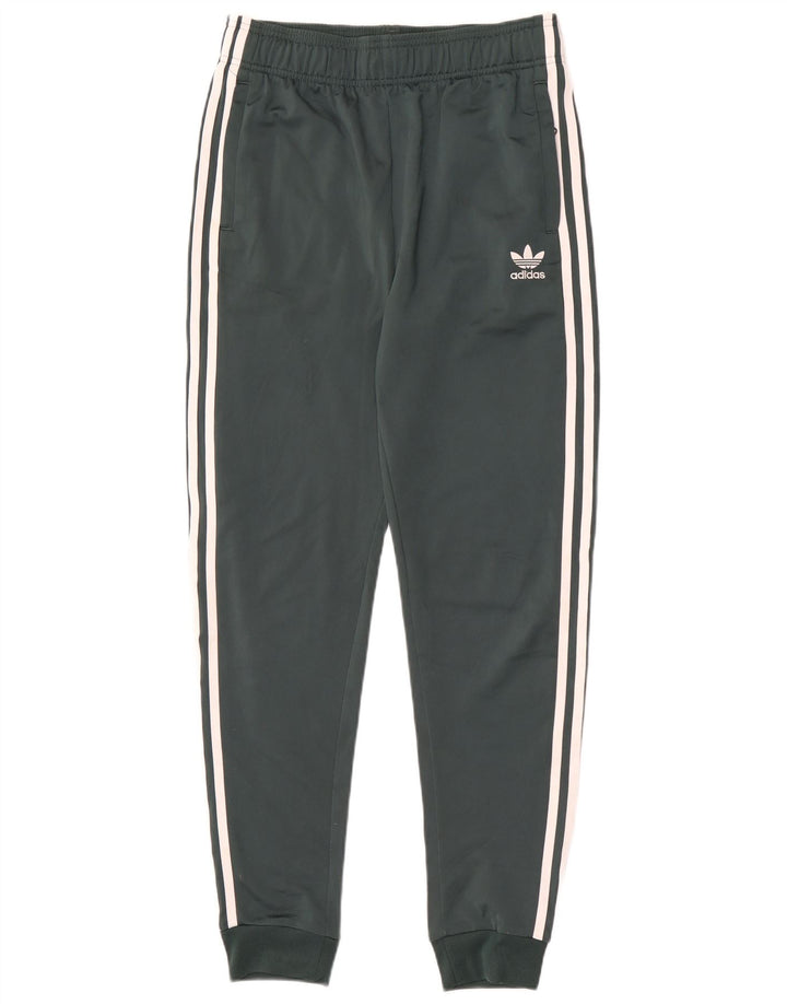 Adidas Trainingshose für Jungen, Jogger, 15–16 Jahre, grünes Polyester