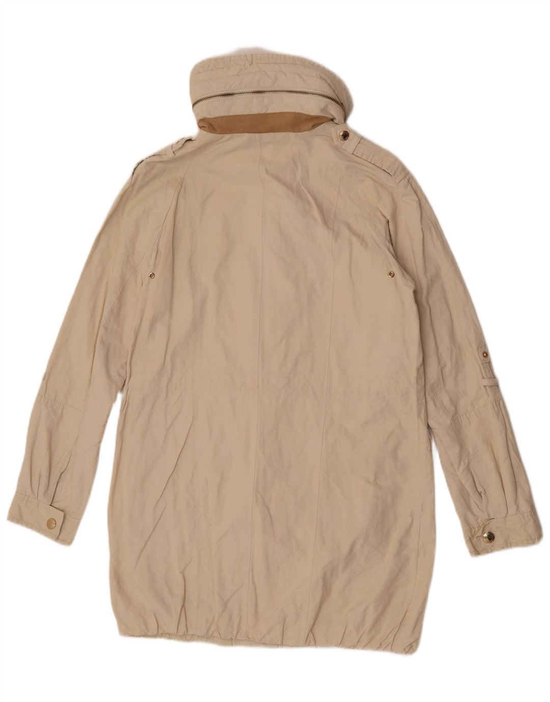 Massimo Dutti Damen-Parka mit Kapuze, Gr. 10, Größe S, Beige