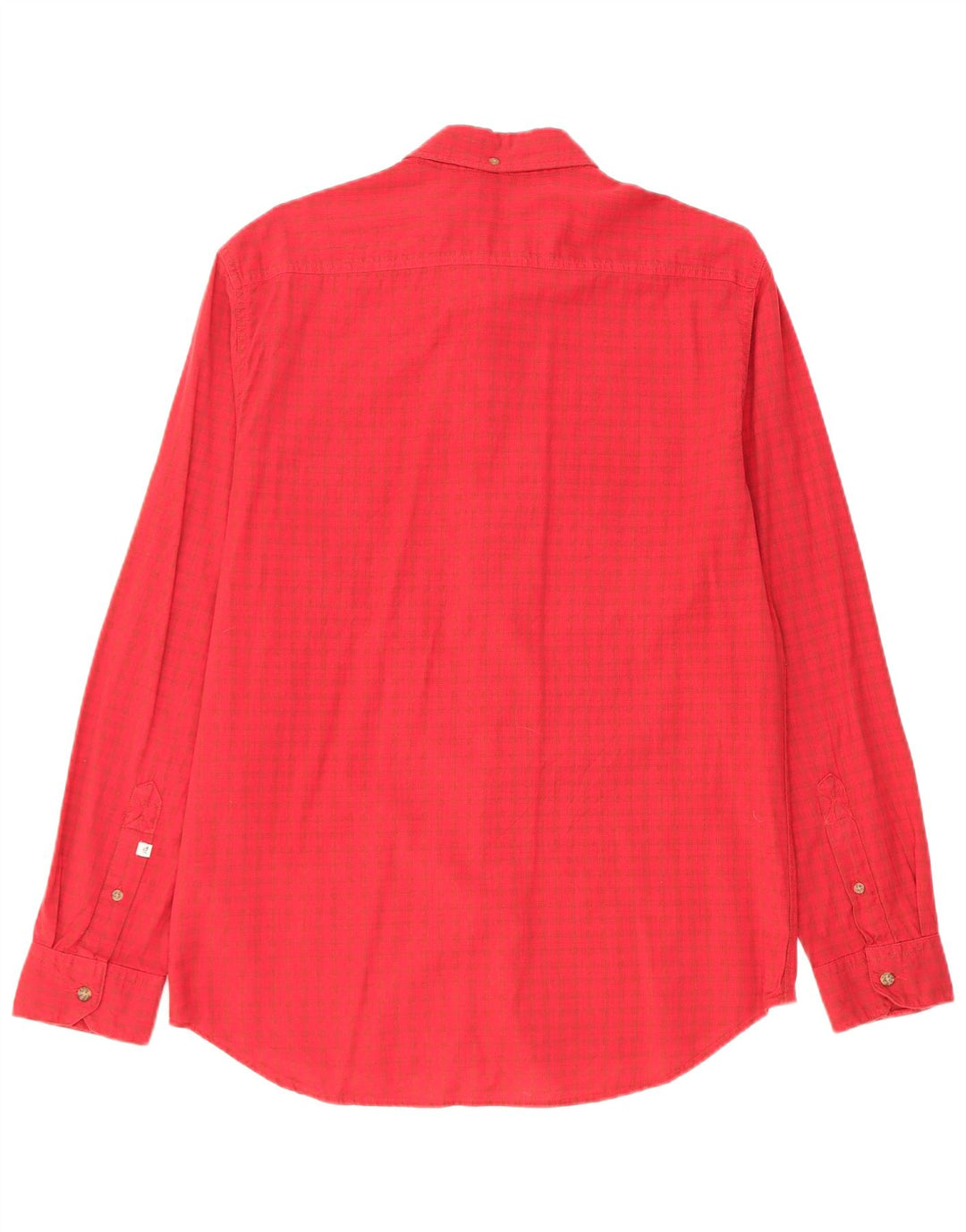 Quiksilver Herren-Hemd mit moderner Passform, mittelrot, kariert, Baumwolle