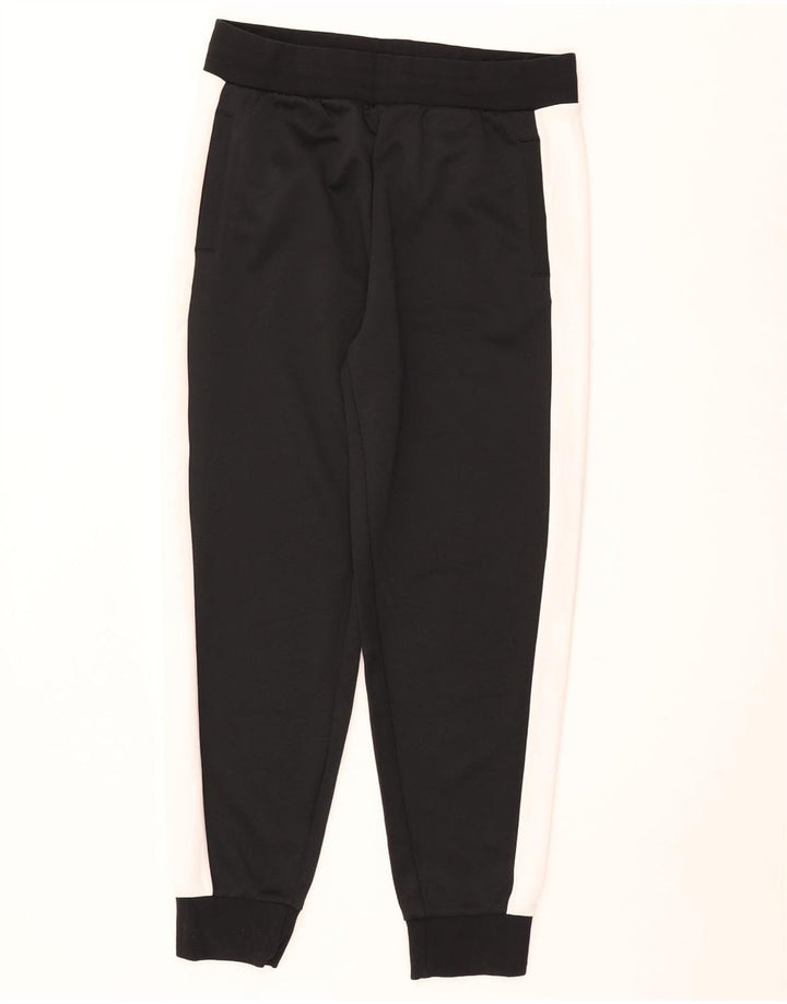 Arena Herren-Trainingshose, Jogginghose, groß, schwarzes Farbblock-Polyester