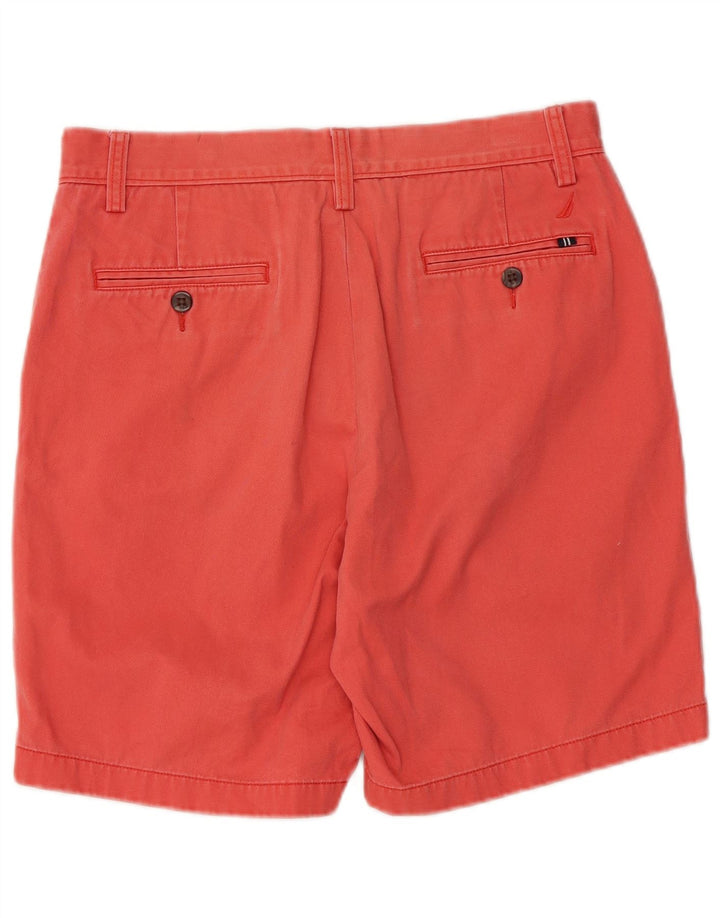 Nautica Herren Chinoshorts W30 Mittelrote Baumwolle