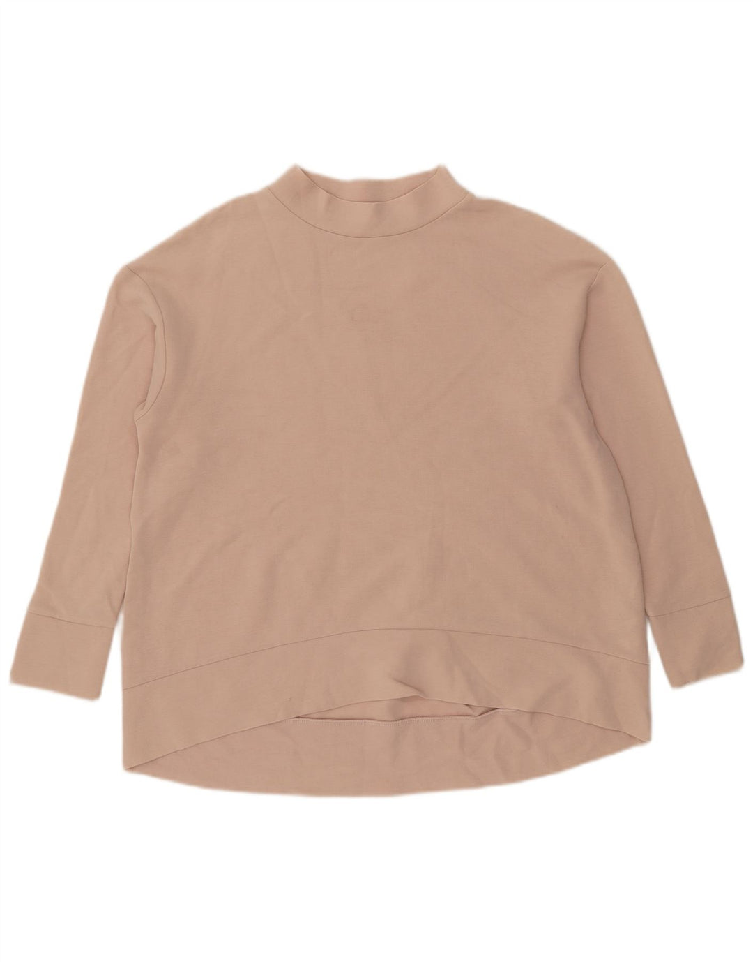 Cos übergroßer Damen-Sweatshirt-Pullover, UK 14, mittelbeige Baumwolle