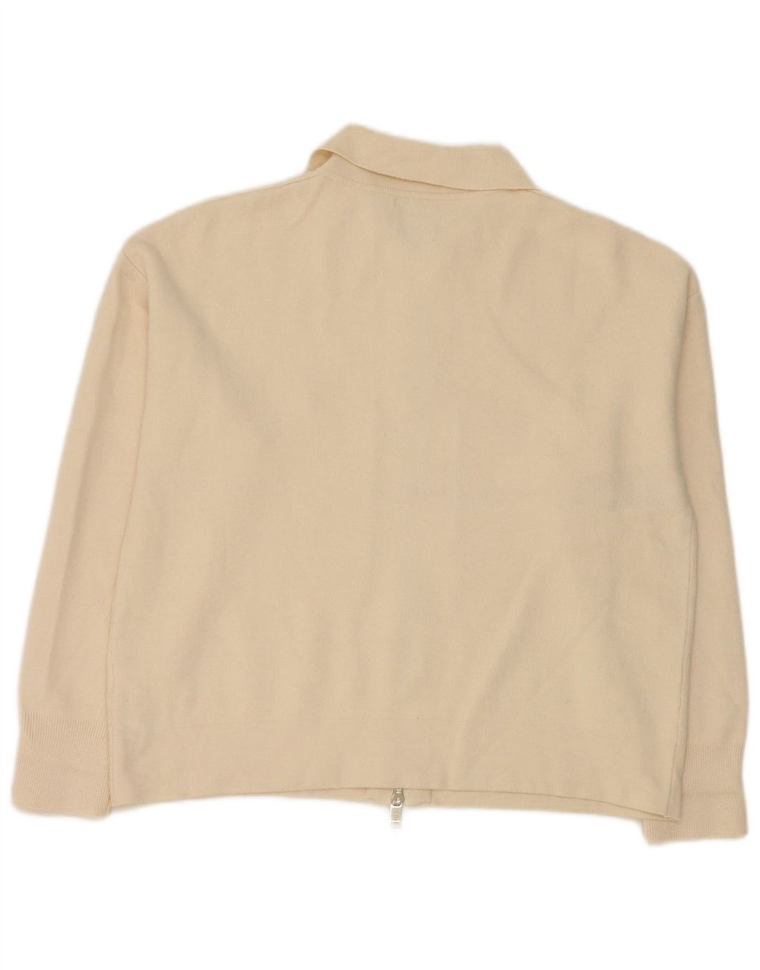 Massimo Dutti Damen-Strickjacke in Übergröße, Gr. 10, Größe S, gebrochenes Weiß