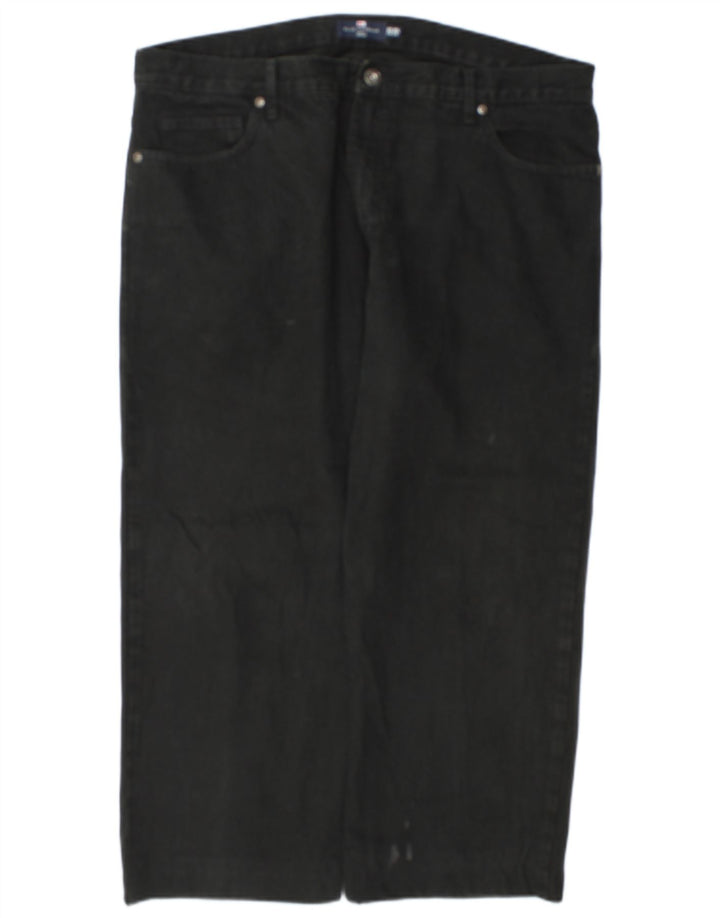 Marks & Spencer Herren Straight Jeans W40 L24 Graue Baumwolle
