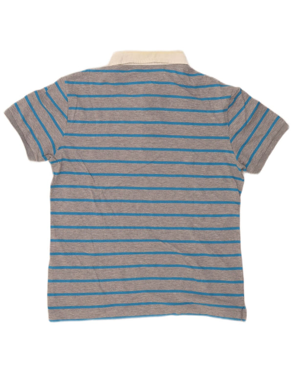 Fred Perry Herren Rugby-Poloshirt XL, grau gestreift, Baumwolle