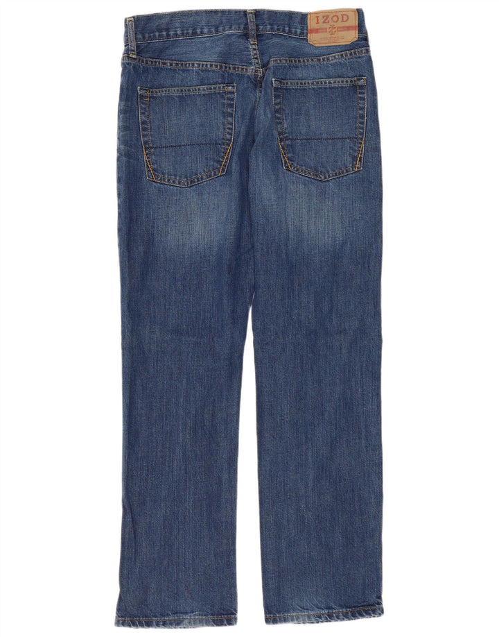 IZOD Herren Straight Jeans W32 L30 Blaue Baumwolle