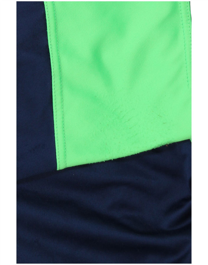 ARENA Herren-Trainingsanzugoberteil mit Grafik, mittleres Marineblau, Farbblock