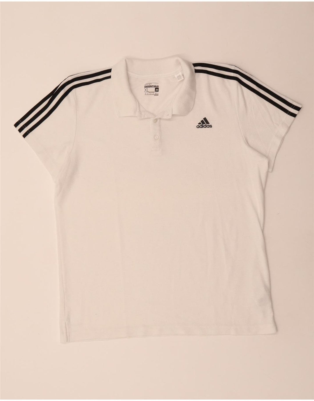Adidas Herren Climalite Poloshirt XL Weiß Polyester