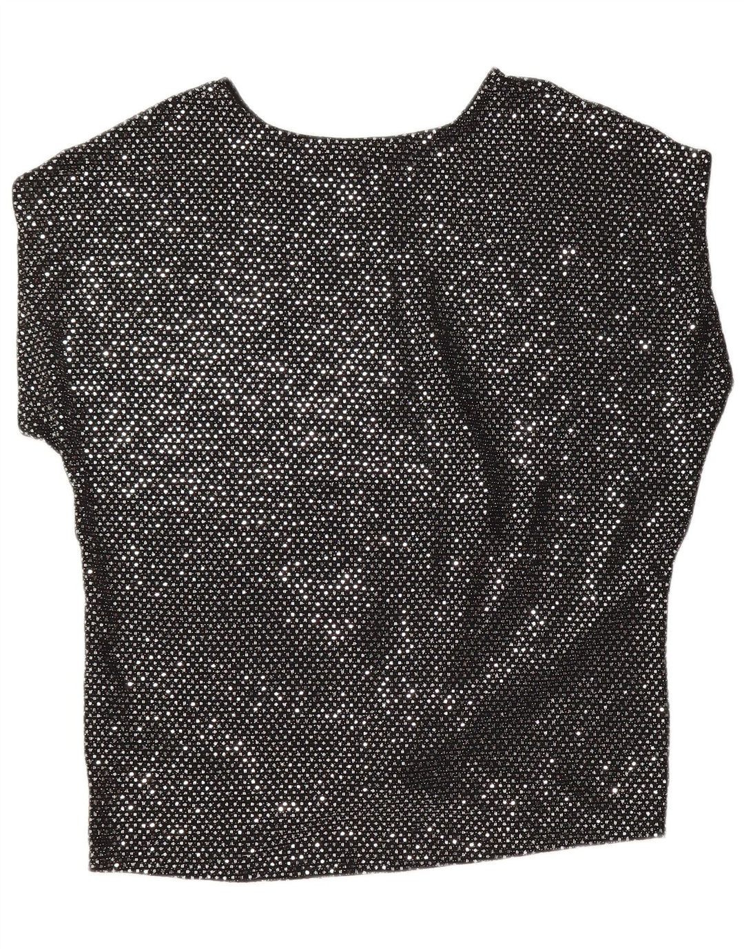 OASIS Damen-Blusenoberteil UK 14 Mittelschwarzes Polyamid